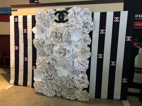 coco chanel themed party favors|coco chanel backdrop.